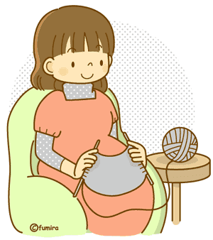 妊娠中の女性
