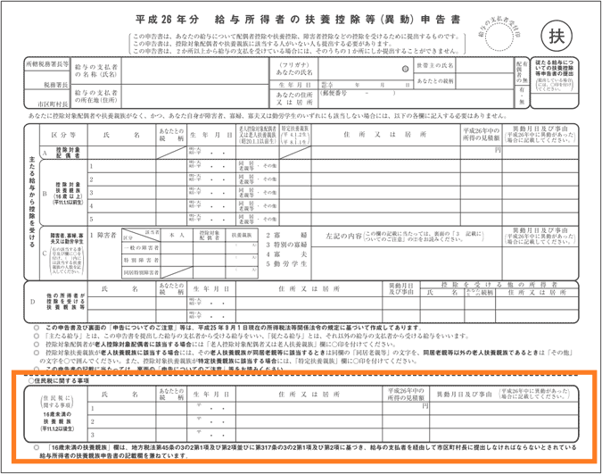 年末調整